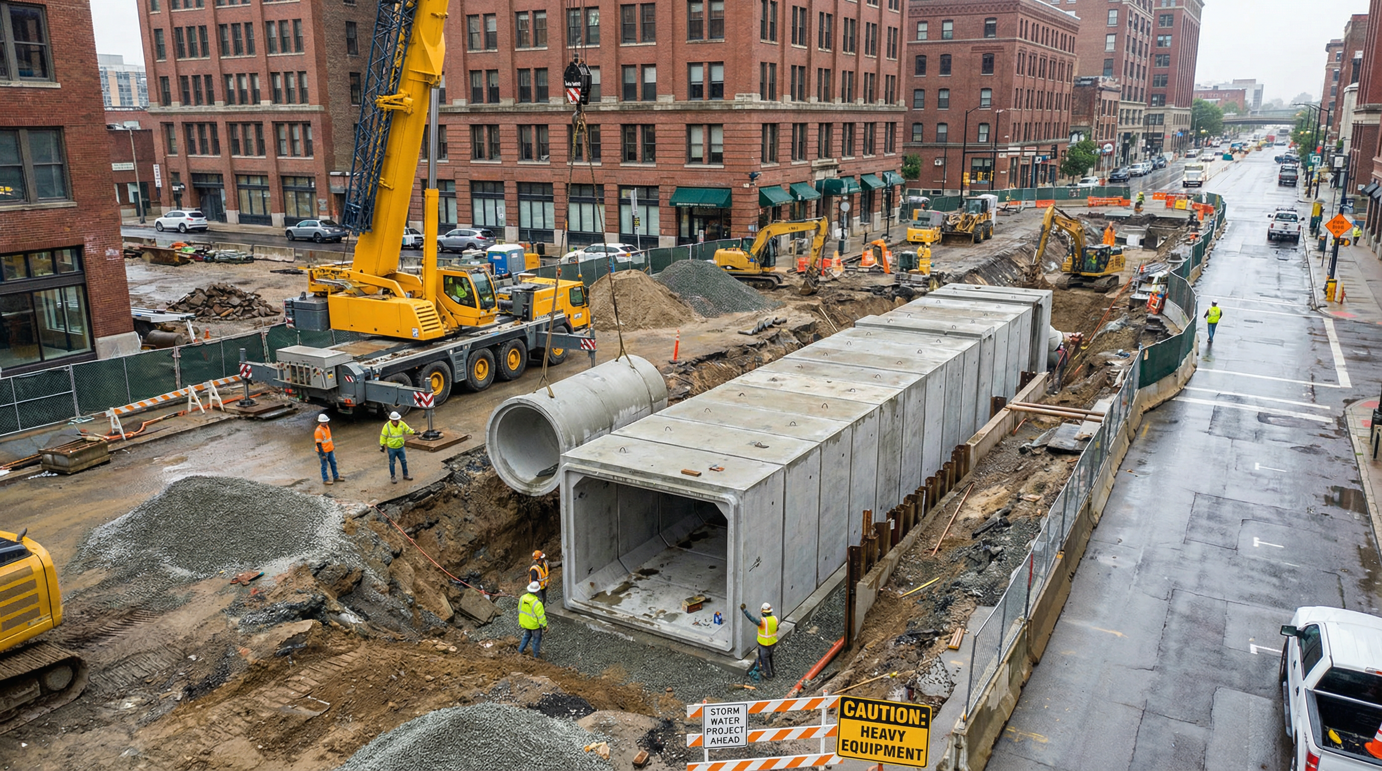 Box culvert installation